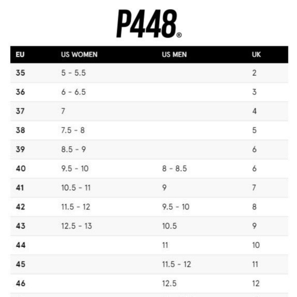 P448 x Project Sustainability White/Gray/ Sneakers Size 38 New - Picture 14 of 16